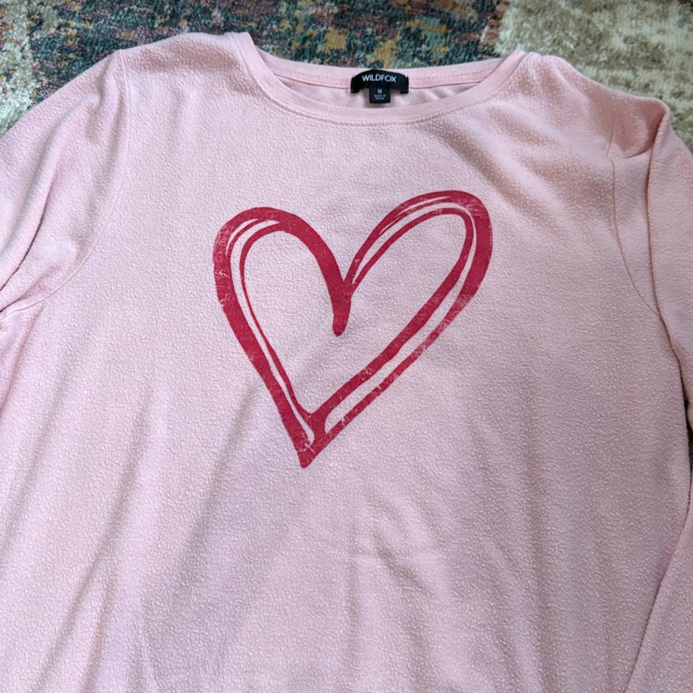 Wildfox pink top